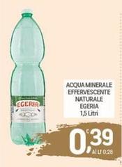 Egeria - Acqua Minerale Effervescente Naturale
