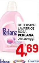 Perlana - Detersivo Lavatrice Rosa