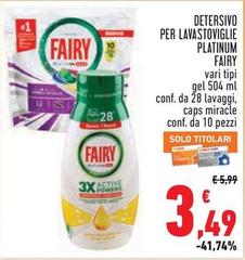 Fairy - Detersivo Per Lavastoviglie Platinum