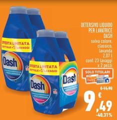 Dash - Detersivo Liquido Per Lavatrice