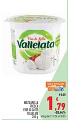 Vallelata - Mozzarella Fresca Fior Di Latte