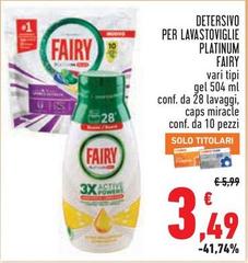 Fairy - Detersivo Per Lavastoviglie Platinum