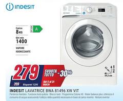 Indesit - Lavatrice BWA 81496 XW VIT