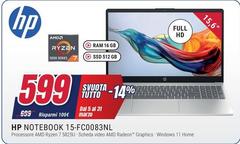 HP - Notebook 15-FC0083NL