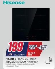 Hisense - Piano Cottura Induzione 60cm HI6401CH