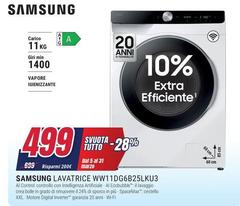 Samsung - Lavatrice WW11DG6B25LKU3