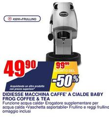 Didiesse - Macchina Caffe' A Cialde Baby Frog Coffee & Tea