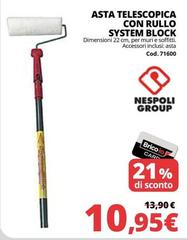 Asta - Esta Telescopica Con Rullo System Block