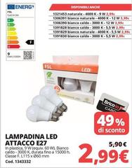 Lampadina Led Attacco E27