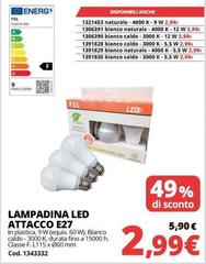 Lampadina Led Attacco E27