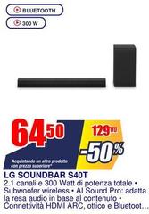 LG - Soundbar S40T
