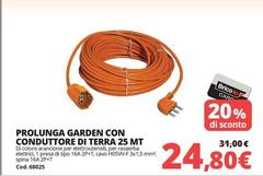 Spina - Prolunga Con Conduttore Di Terra 25 Mt