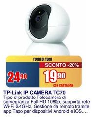Tp-Link -  Ip Camera Tc70