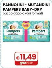 Pampers - Pannolini-Mutandini Baby-Dry Pacco Doppio Vari Formati