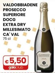 Ca' Val - Valdobbiadene Prosecco Superiore DOCG Extra Dry Millesimato 75 Cl