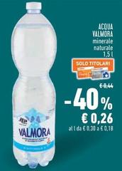 Valmora - Acqua
