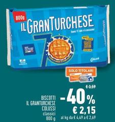 Colussi - Biscotti Il Granturchese
