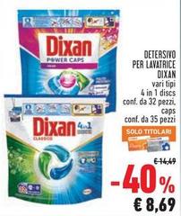 Dixan - Detersivo Per Lavatrice