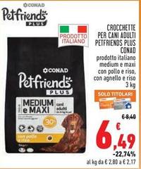 Crocchette Per Cani Adulti Petfriends Plus