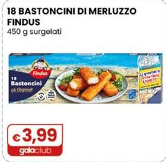 Findus - 18 Bastoncini Di Merluzzo 450 G Surgelati