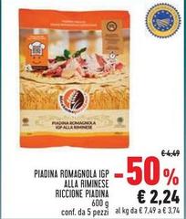 Riccione piadina - Piadina Romagnola IGP Alla Riminese