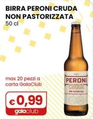 Peroni - Birra Cruda Non Pastorizzata 50 Cl
