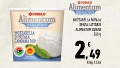 Conad - Alimentum Mozzarella Bufala Senza Lattosio