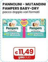 Pampers - Pannolini-Mutandini Baby-Dry Pacco Doppio Vari Formati