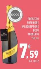 Mionetto - Prosecco Superiore Valdobbiadene DOCG