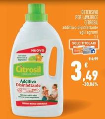 Citrosil - Detersivo Per Lavatrice