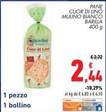 Barilla - Pane Cuor Di Lino Mulino Bianco