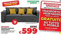 Solo - Bayron Divano Lineare Megasofa