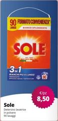 Sole - Detersivo Lavatrice In Polvere