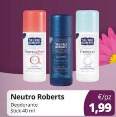 Neutro Roberts - Deodorante Stick