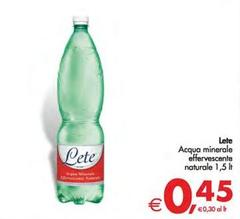 Lete - Acqua Minerale Effervescente Naturale