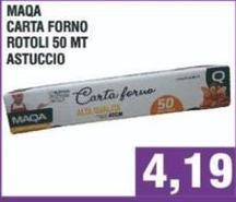 Maqa - Carta Forno Rotoli Astuccio