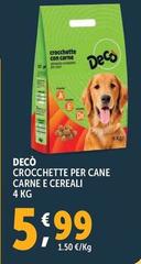 Deco - Crocchette Per Cane Carne E Cereali