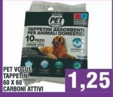 Pet Vogue - Tappetini Carboni Attivi