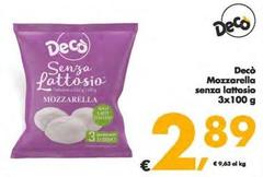 Decò - Mozzarella Senza Lattosio