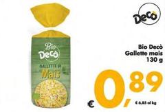 Decò - Bio Gallette Mais