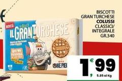 Colussi - Biscotti Gran Turchese Classici/Integrale