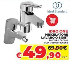 Ideal - Idro One Miscelatore Lavabo O Bidet