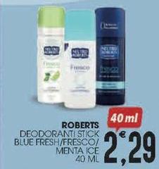 Neutro Roberts - Deodoranti Stick Blue Fresh