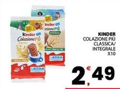 Kinder - Colazione Più Classica/Integrale