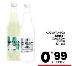 Kinley - Acqua Tonica Classica/Lemon