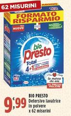 Bio Presto - Detersivo Lavatrice In Polvere 