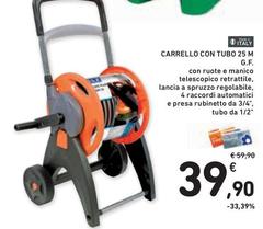 Carrello Con Tubo 25 M