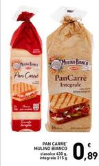 Mulino Bianco - Pan Carre'
