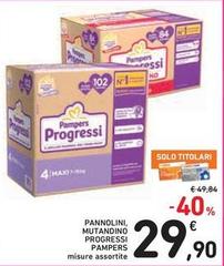 Pampers - Pannolini, Mutandino Progressi