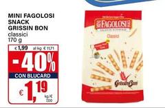 Grissin Bon - Mini Fagolosi Snack
